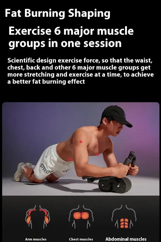 Automatic Rebound Abdominal Wheel My Turn