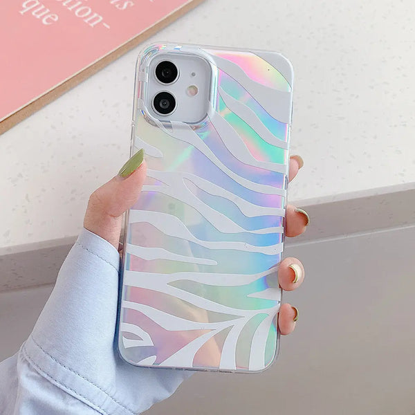 Zebra & Leopard Dual-Laser Phone Case — Wild Style, Total Protection My Turn