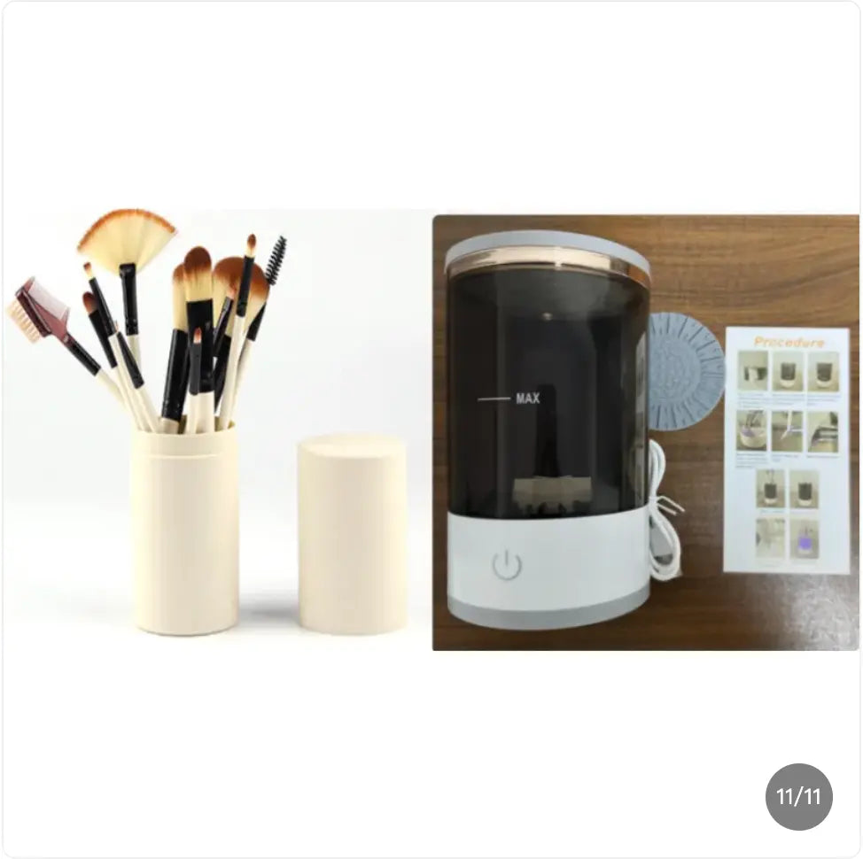 Rechargeable Makeup Brush Cleaner — Clean & Dry in Seconds - My Turn